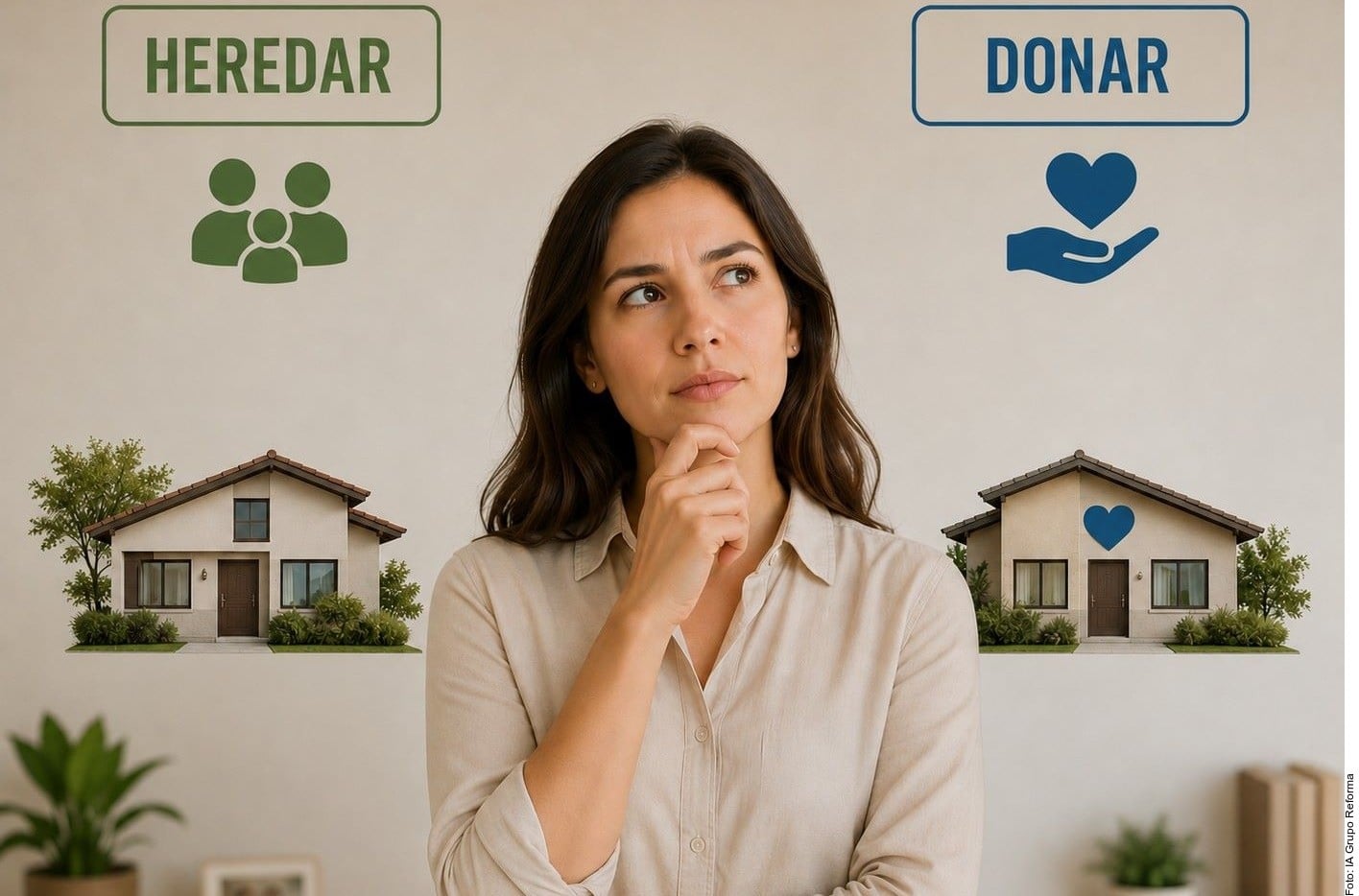Ve si te conviene heredar o donar