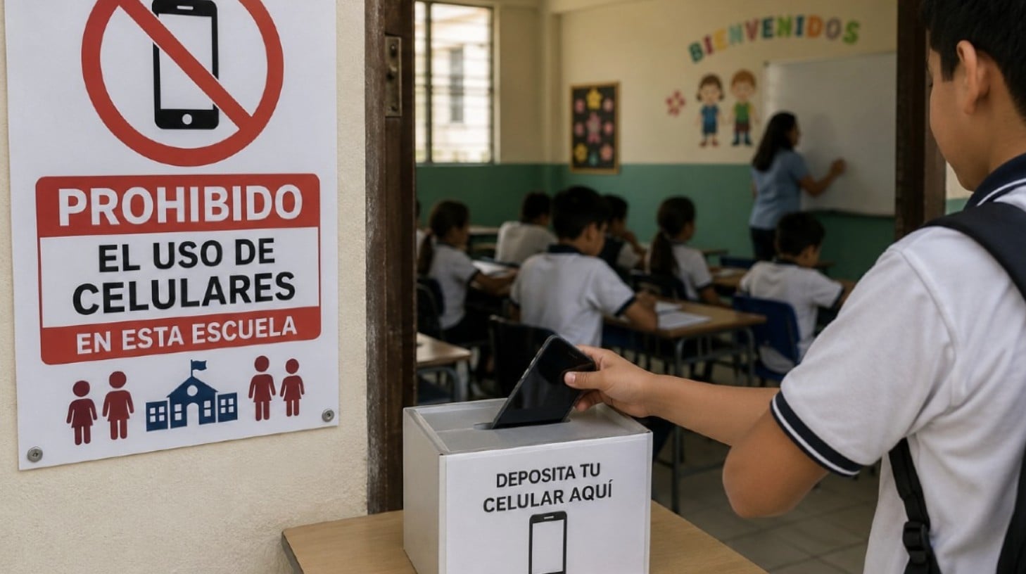 Proyecta SEP regulación escalonada de celulares en escuelas