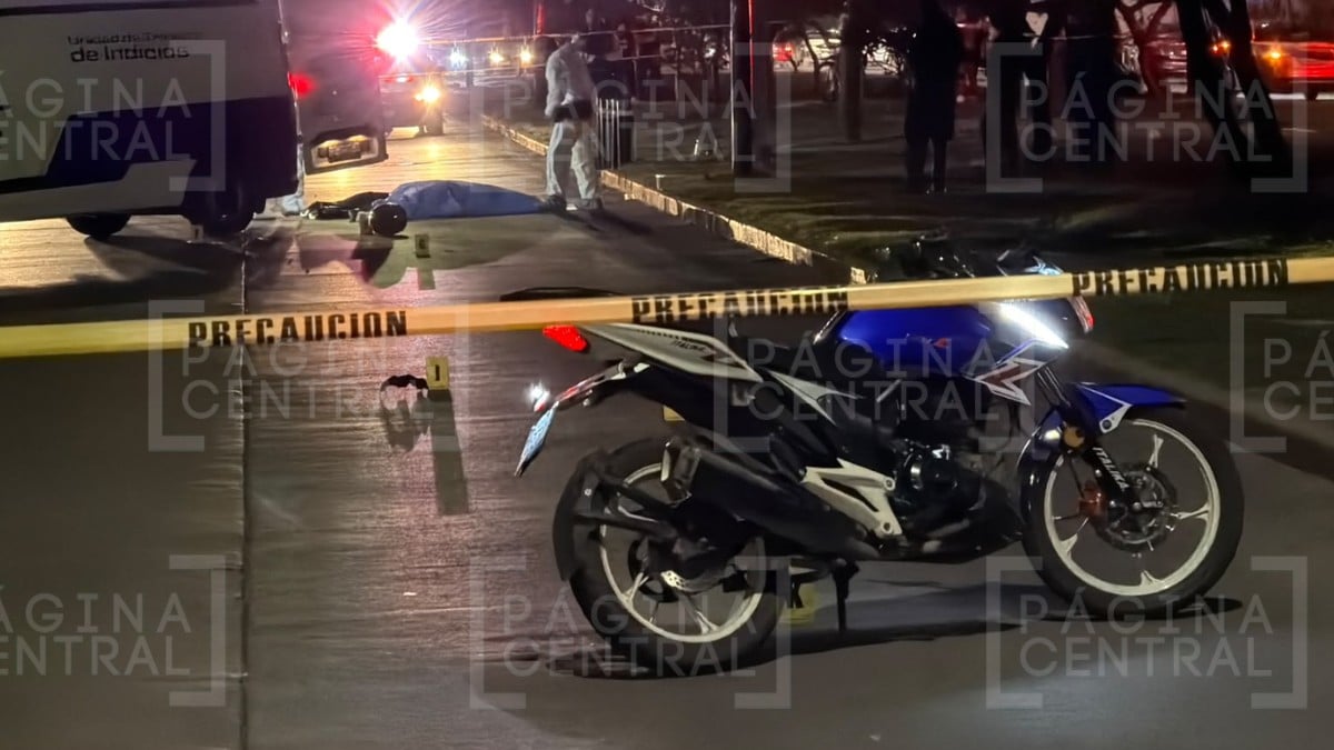 Motociclista fallecido Motociclista fallecido