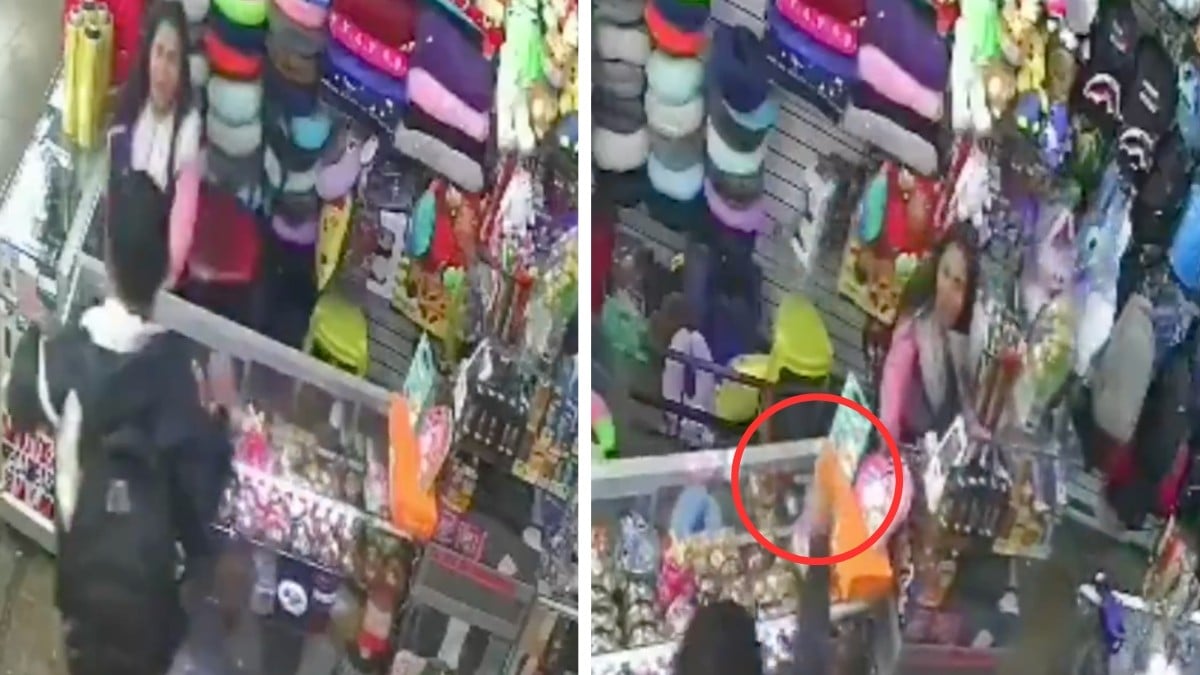 VIDEO ¡La acuchilló en el ojo! Hombre le da golpiza a su exnovia; la salvan locatarios
