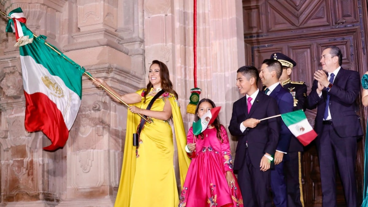 '¡Viva México!': Libia Dennise encabeza el Grito de Independencia desde Dolores Hidalgo