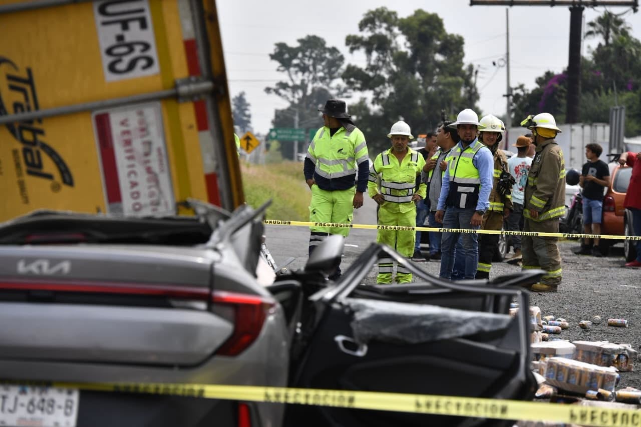 Accidente en la carretera Guadalajara-Zapotlanejo