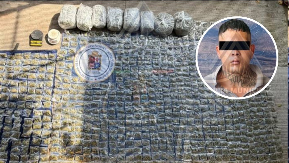 Cae presunto secuestrador y homicida en Parques La Noria; llevaba 27 mil dosis de drogas