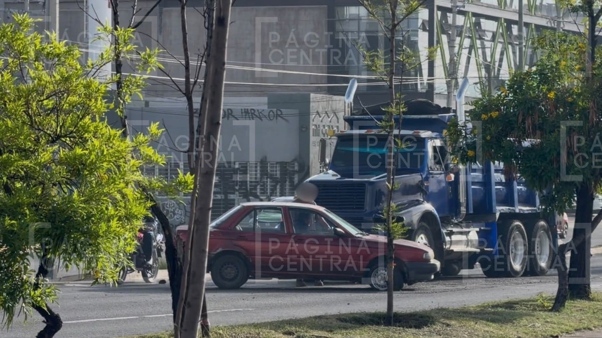 Accidente en bulevar Morelos
