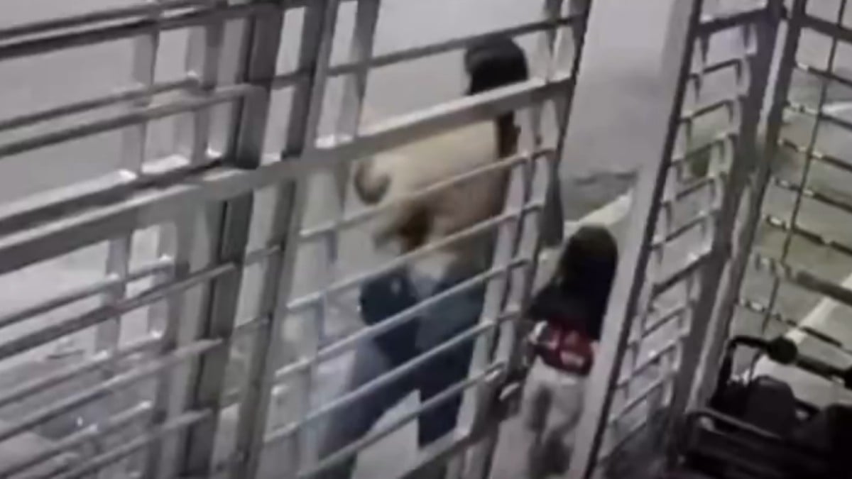 VIDEO Iba entrando a su casa cuando vio que asaltaban a un vecino; sacó un arma y abrió fuego