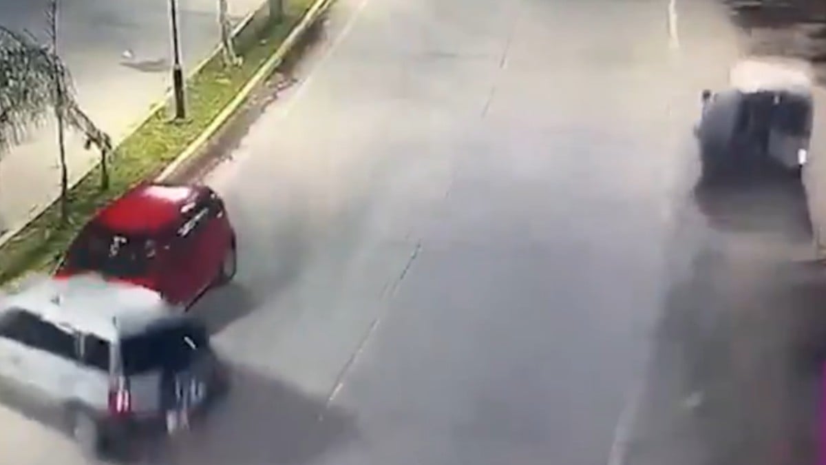 VIDEO ¡Tragedia! Camioneta choca contra otra y provoca la muerte de un bebé de 10 días