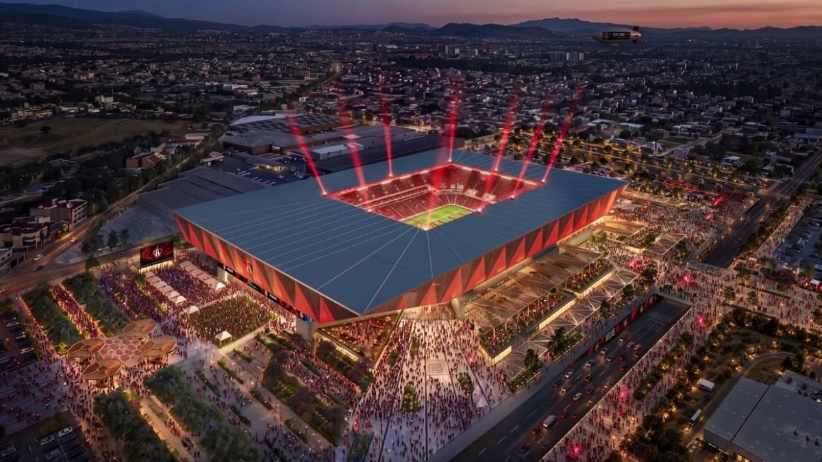 Presentan nuevo estadio de Atlas y Leones Negros