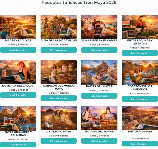 Paquetes del Tren Maya