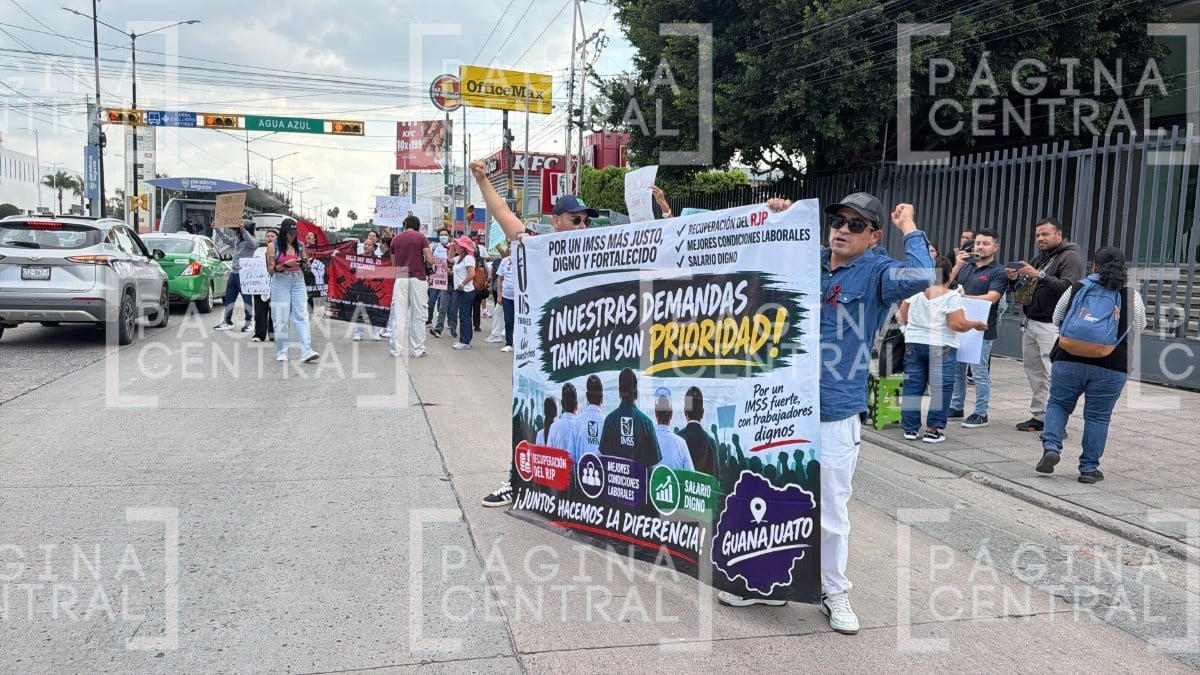 ¡Tomaron López Mateos! Trabajadores del IMSS continúan manifestándose por inconformidades