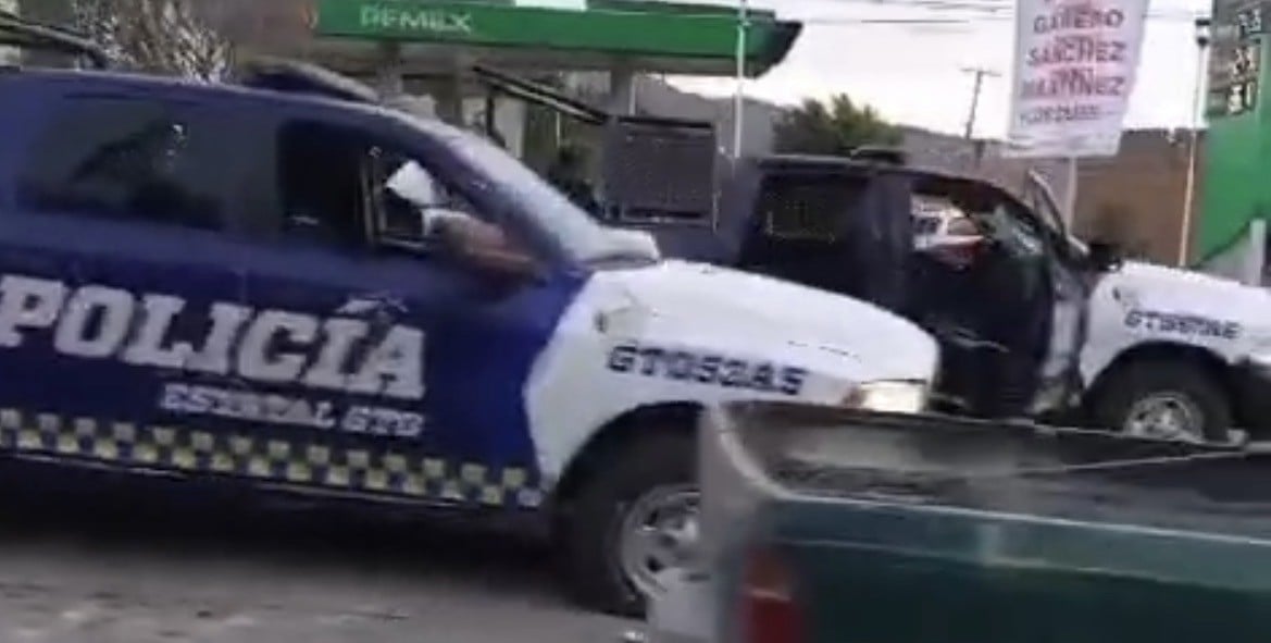 Operativo en San Isidro de Elguera, Celaya, deja detenidos y el aseguramiento de un arma, un vehículo y tres posibles explosivos