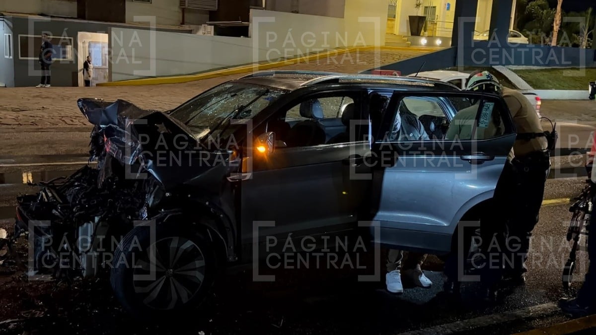 Accidente en bulevar Aeropuerto