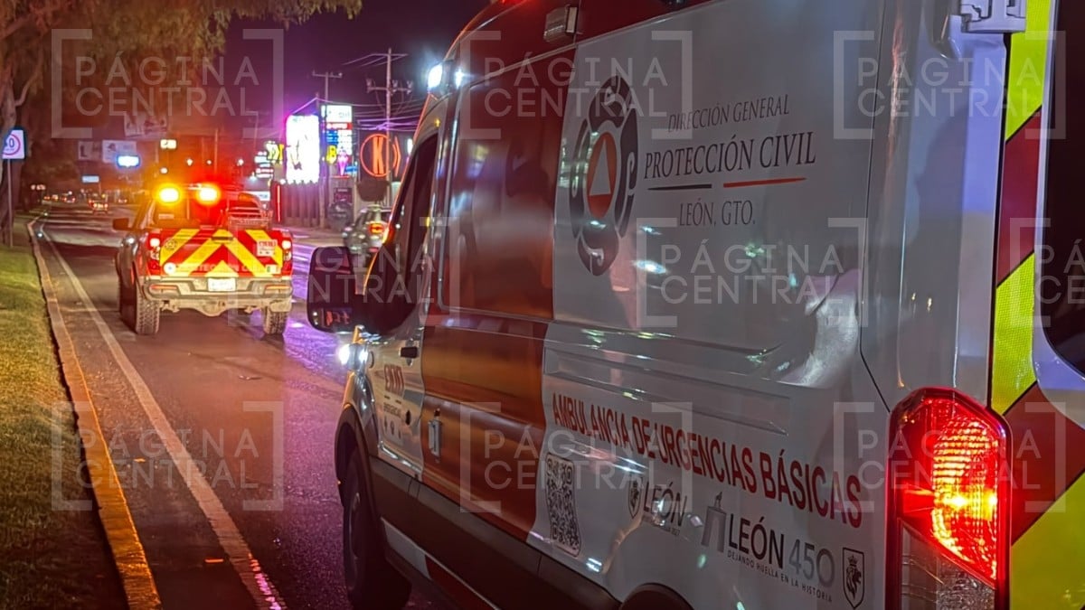 Accidente en bulevar Aeropuerto