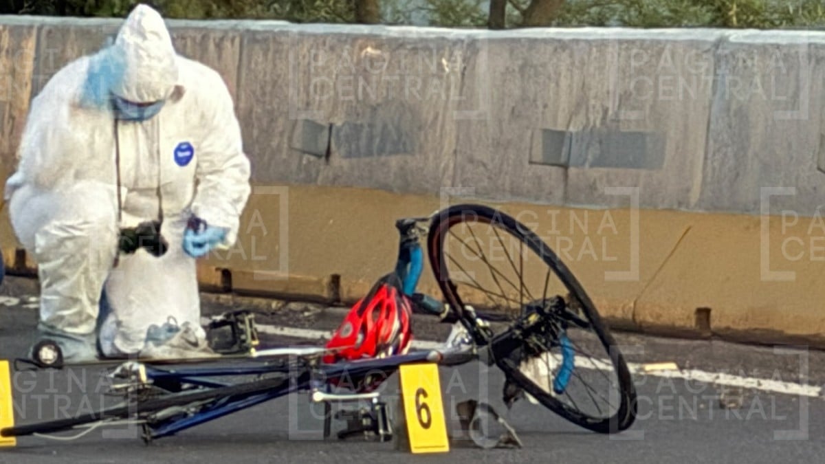 Ciclista atropellado