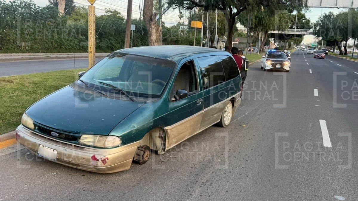 Accidente en el bulevar Aeropuerto