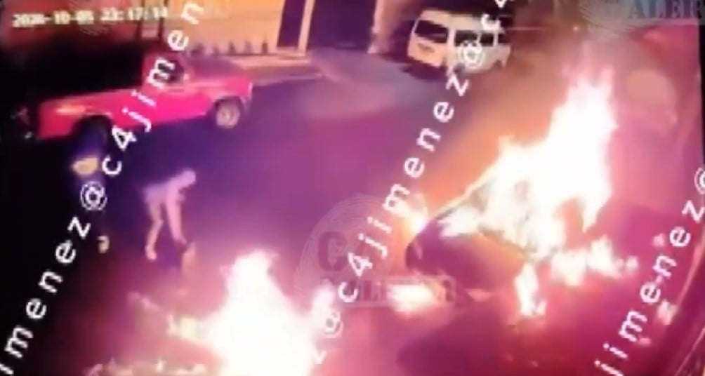 Ataque con bombas molotov