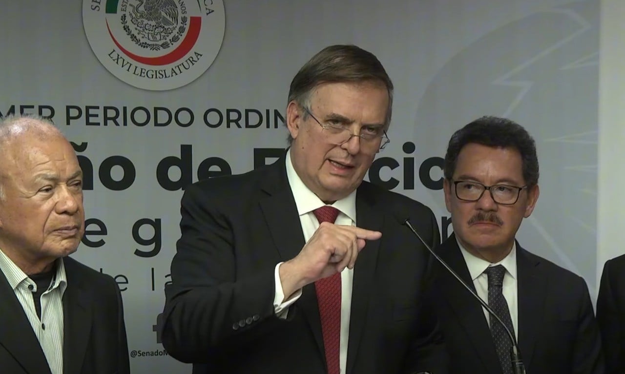 Ebrard presume ventaja arancelaria de México frente a China y busca reducir gravámenes de EU