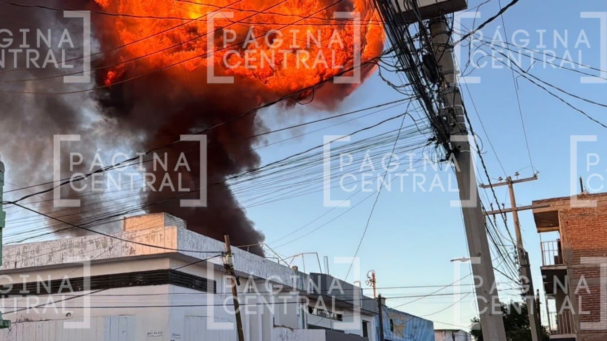 Feroz incendio moviliza fuerzas federales y deja a joven hospitalizado de gravedad
