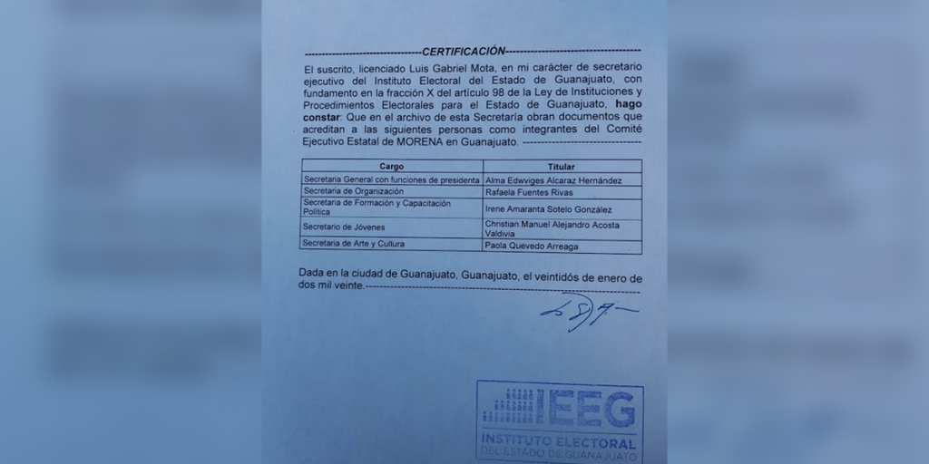 Alma Alcaraz ofrece diálogo interno con Ernesto Prieto Gallardo