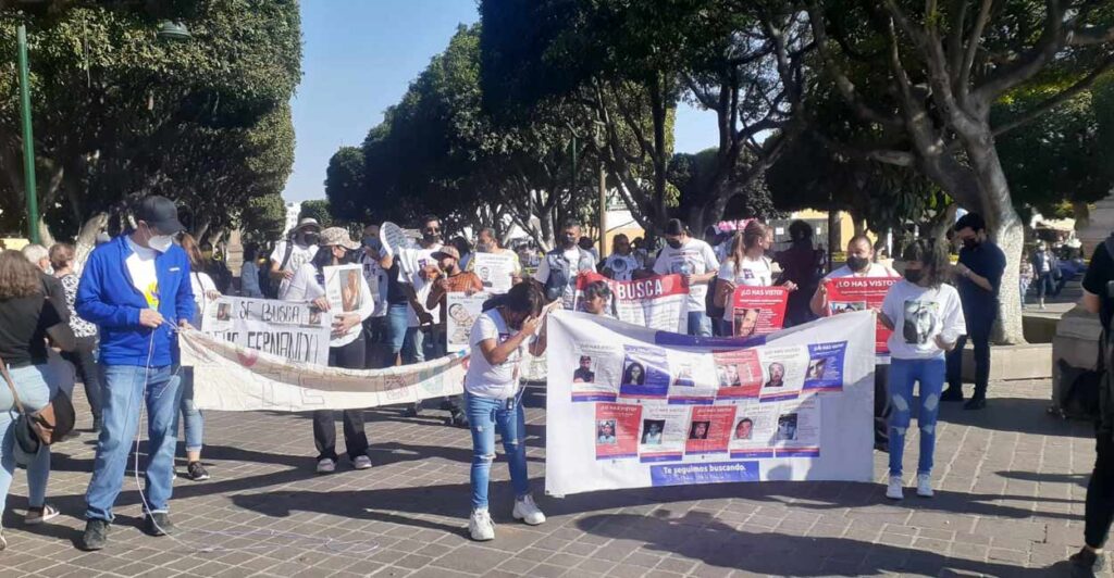 Familiares de personas desaparecidas.