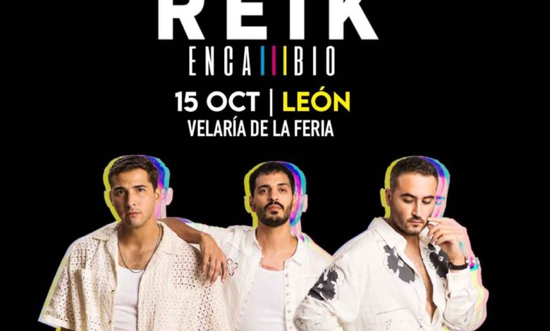 Tras una larga espera, finalmente Reik se reencontrará con el público de León el próximo 15 de octubre en la Velaria de la Feria.