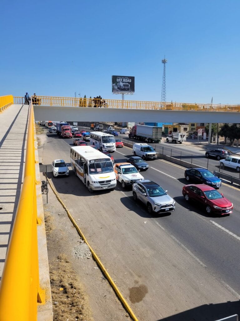 Un caos vial se registró por horas en la zona de Lo de Juárez. Foto: Página Central