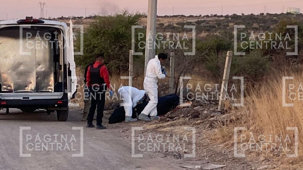 cuerpo con huellas de violencia