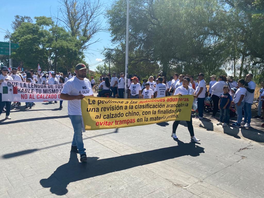 Freno al calzado chino, el clamor. Foto: Xóchitl Larios