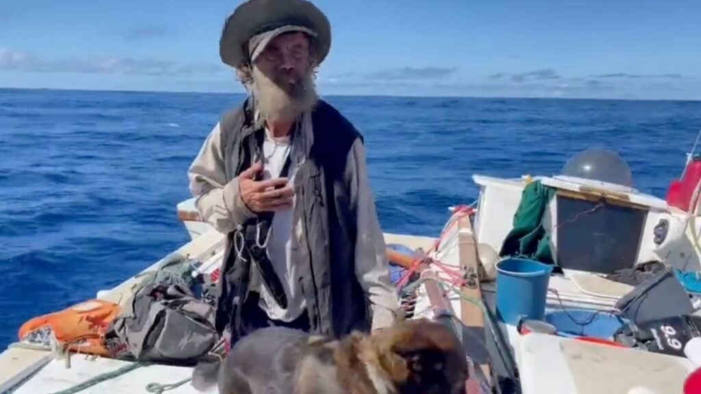 Perrita náufraga mexicana