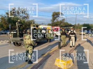 Personal del Ejército arriba al lugar de la agresión. Foto: Página Central
