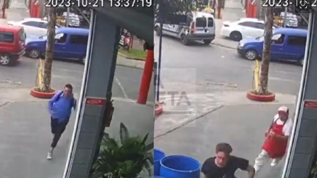 Joven corría para llegar al trabajo y lo confunden con ladrón