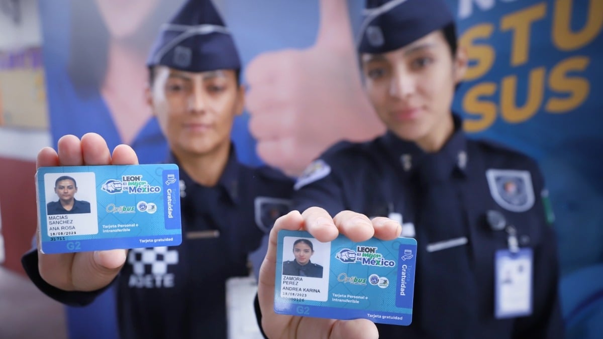 Viajes gratis para policías en el transporte público de León