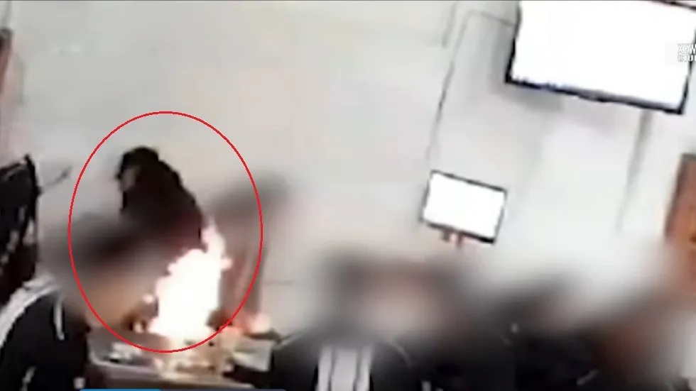 Quemado escuela Texcoco