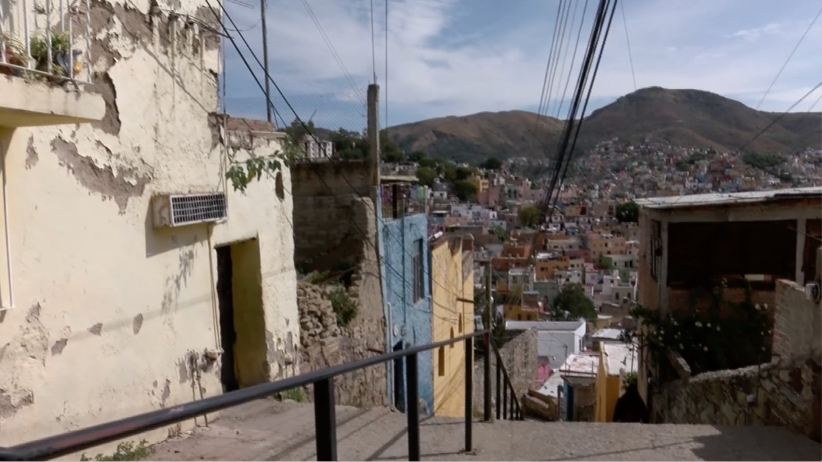 Callejón de los Angelitos en Guanajuato