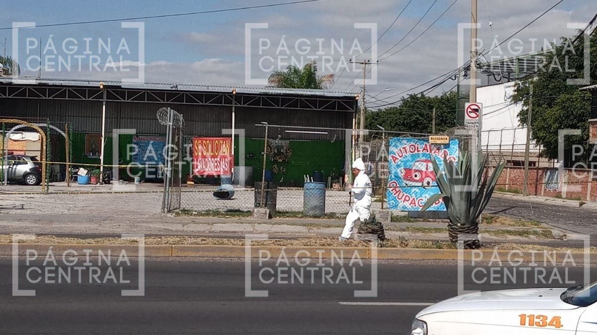 Matan a dos hombres en centro de lavado en Celaya