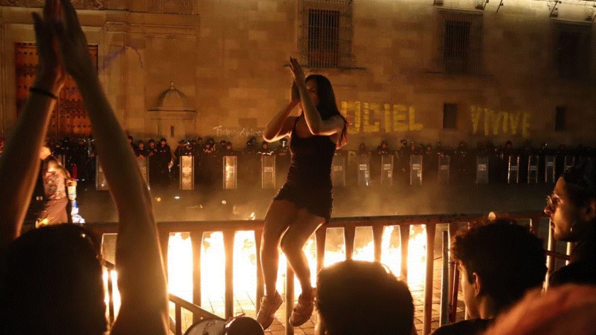 Ociel Baena protestas CDMX