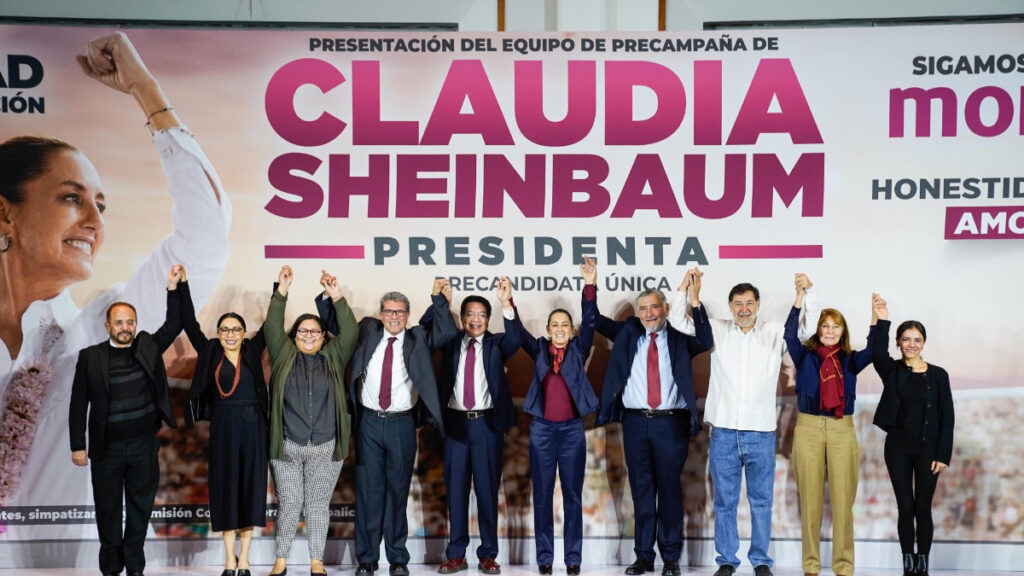 Sheinbaum equipo precampaña