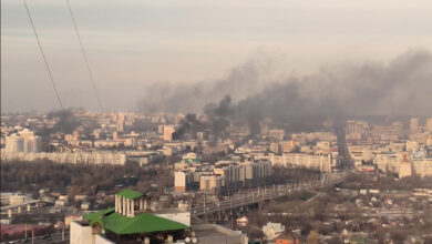 Bombardeo en Belgorod Rusia