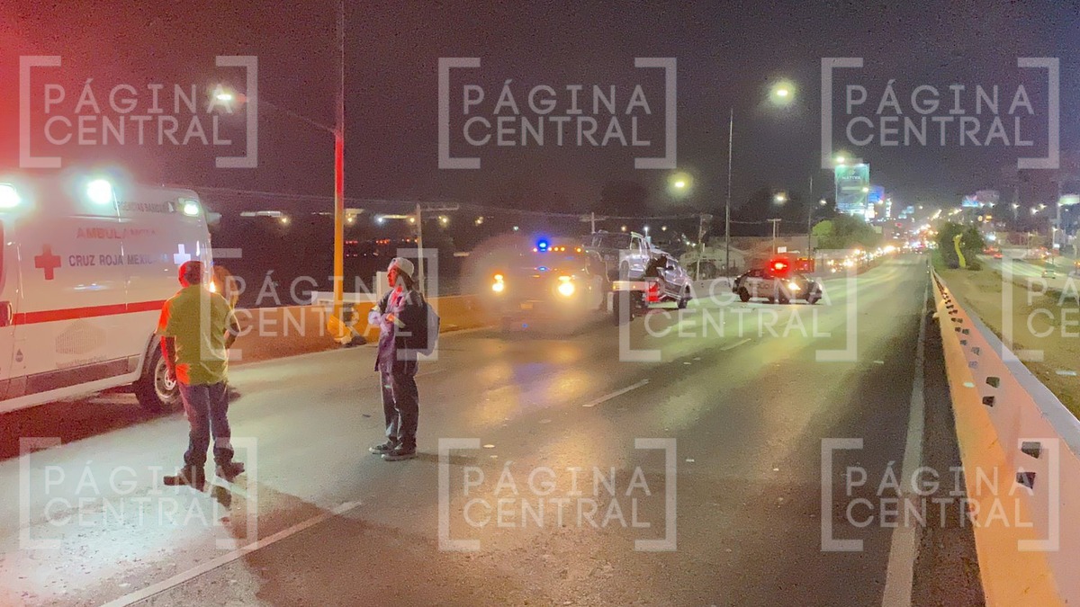 Accidente en bulevar Aeropuerto