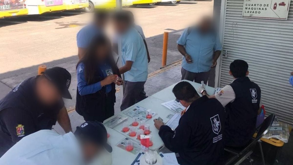 Pruebas a choferes de transporte público de León