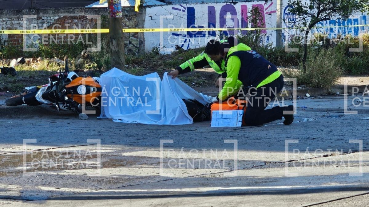 Motociclista murió en choque en Lomas de Jerez