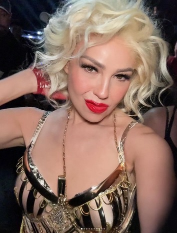 Thalía como Madonna