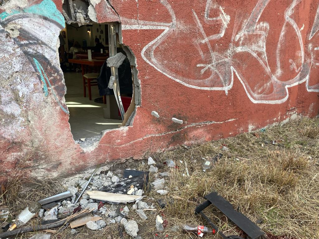 Accidente en Lomas de Arbide, León