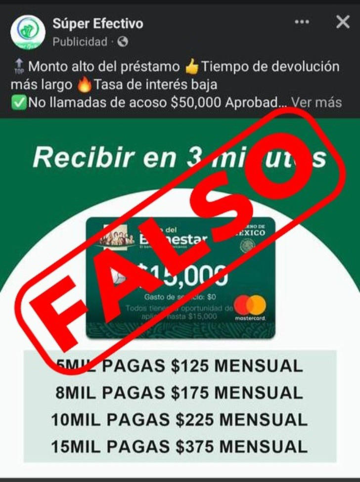 Banco del Bienestar no da préstamos