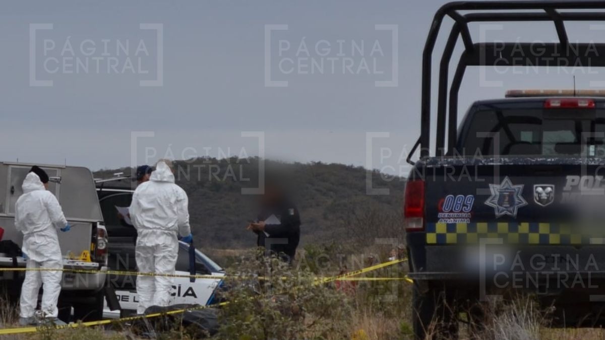 Encuentran cuerpo tirado en carretera de Hacienda Arriba 
