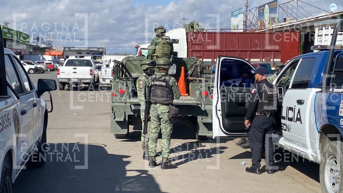 Hombre baleado en Central de Abastos en León