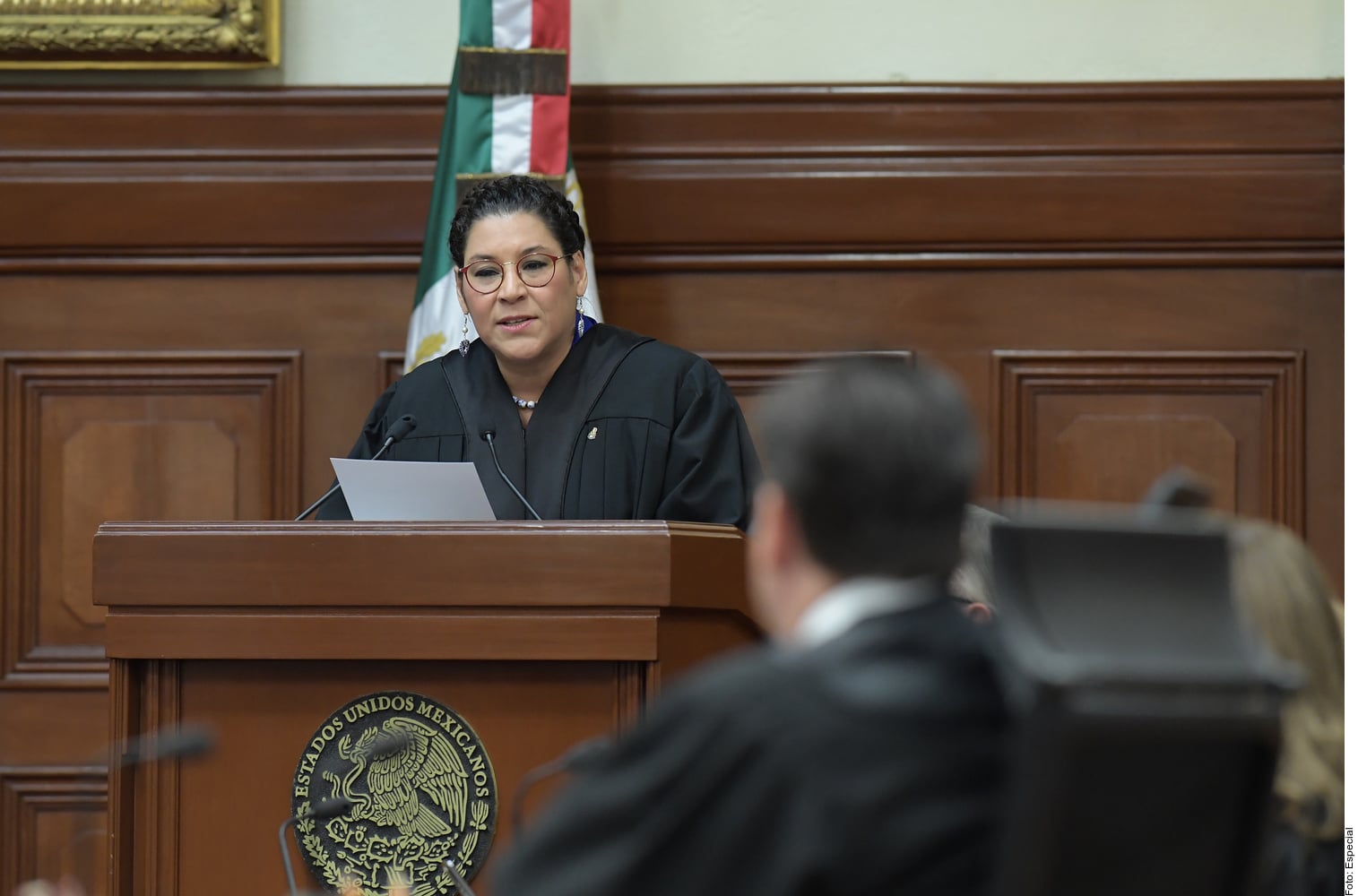 Lenia Batres llega a la SCJN