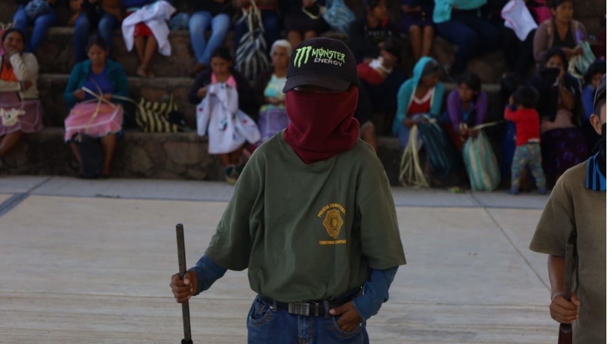 Menores armados en Guerrero