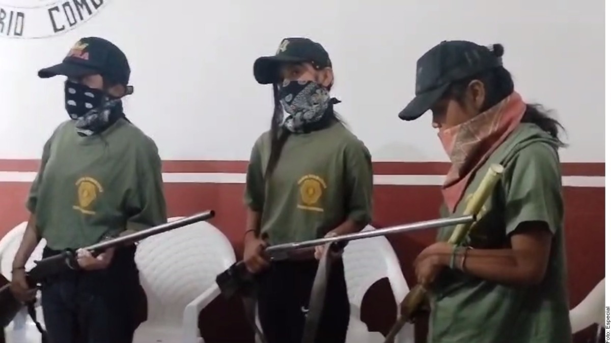 Menores armados en Guerrero