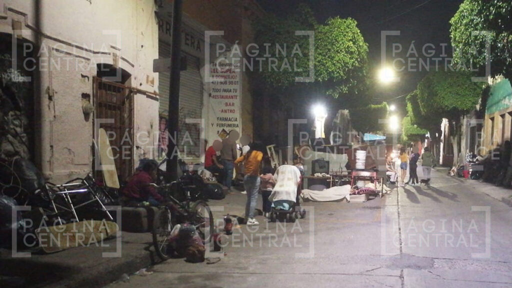 Desalojo centro de León