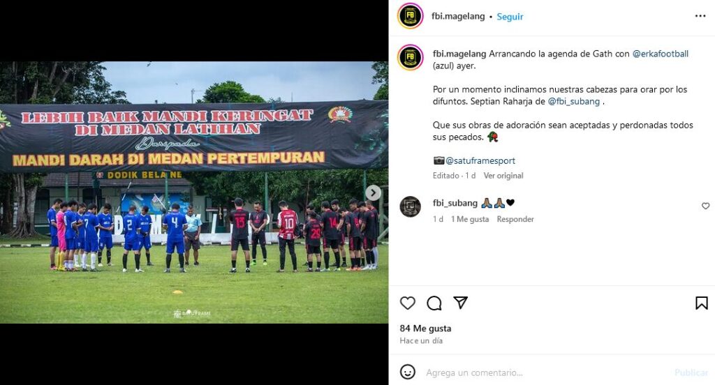 Homenaje futbolista rayo